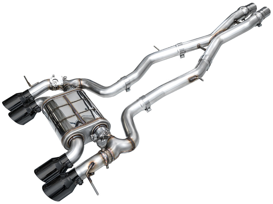 AWE Tuning 23-24 BMW G87 M2 SwitchPath Edition Exhaust - Diamond Black Tips