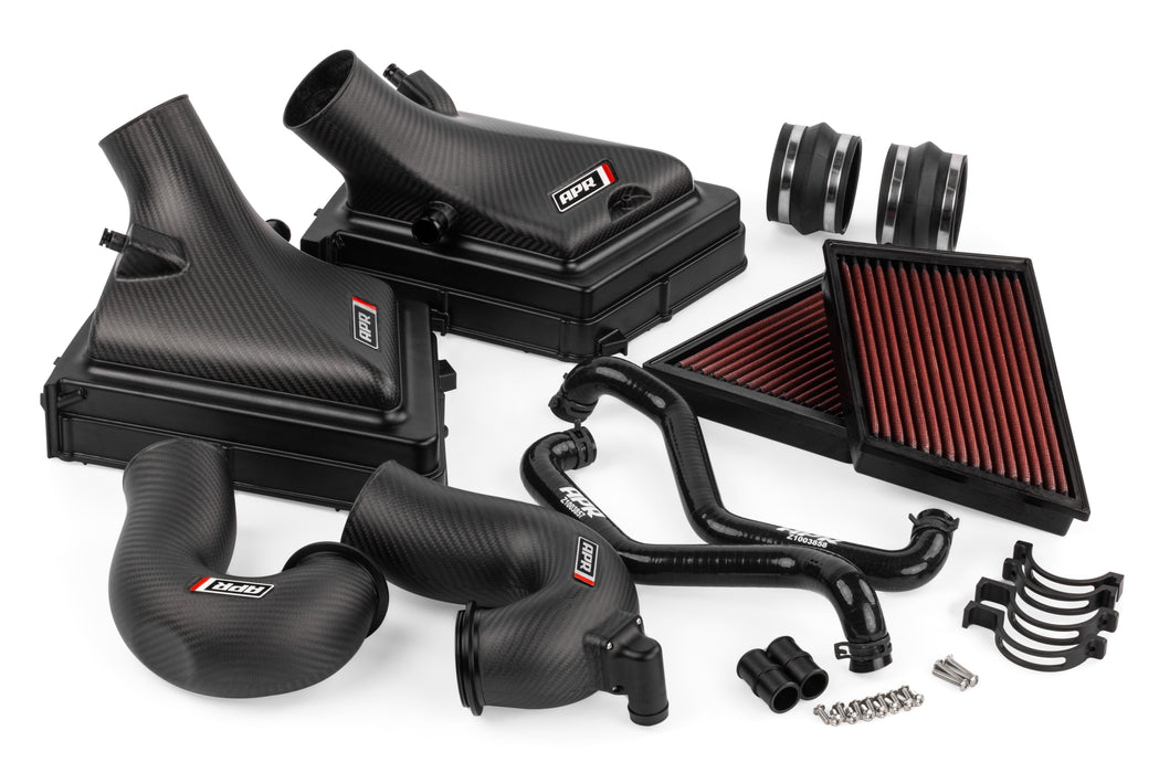 APR CARBON FIBER INTAKE SYSTEM WITH TURBO INLET PIPES - PORSCHE 911 (992) 3.0T/3.7T